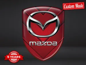 Mazda Wasserfestes Etikett Limitiert Universal Robust